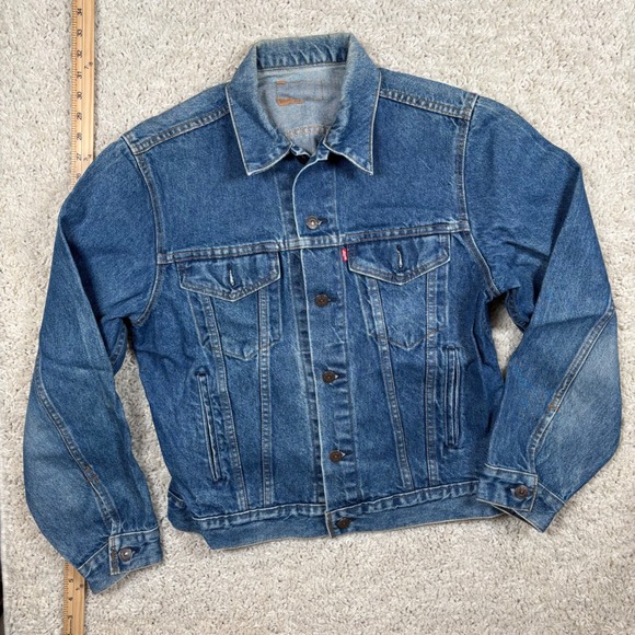 Levi's Other - Vtg Levi's 501 Denim Jacket Men M Blue Trucker Jean Classic Button Up USA‎ Made